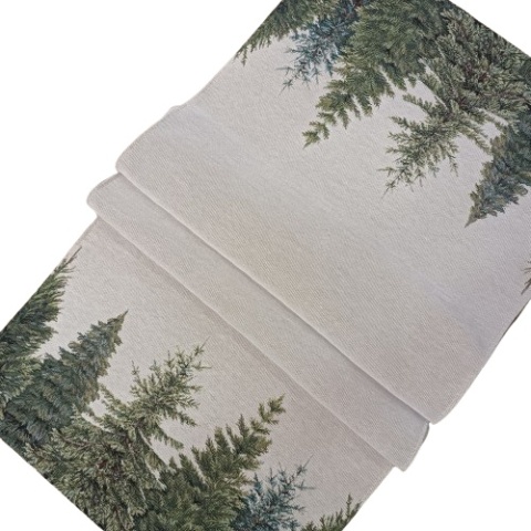 Bieżnik gobelinowy choinki TKANY 40x100