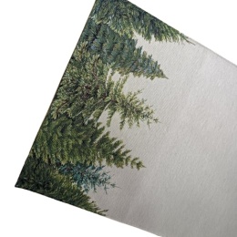 Bieżnik gobelinowy choinki TKANY 40x100