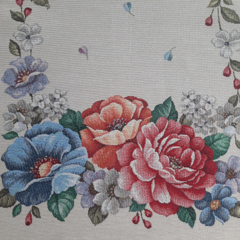 Bieżnik gobelinowy duże kwiaty 45x140 Bieżnik gobelinowy duże kwiaty 45x140