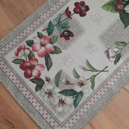 Bieżnik gobelinowy kwiaty 40x100