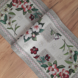 Bieżnik gobelinowy kwiaty 40x100