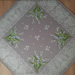 Obrus gobelinowy konwalia 100x100