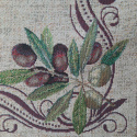 Obrus gobelinowy oliwki 100x100