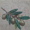 Obrus gobelinowy oliwki 100x100