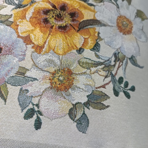 Poszewka gobelinowa kwiat JAŚMINU 45x45