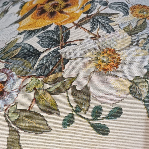 Poszewka gobelinowa kwiat JAŚMINU 45x45