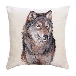 Poszewka gobelinowa wilk 45x45