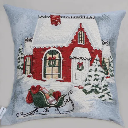 Poszewka gobelinowa zima 45x45 Poszewka gobelinowa zima 45x45