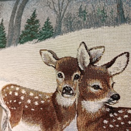 Poszewka gobelinowa sarenki 45x45