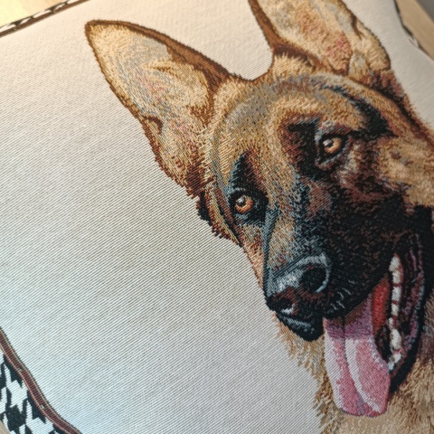 Poszewka gobelinowa owczarek 45x45