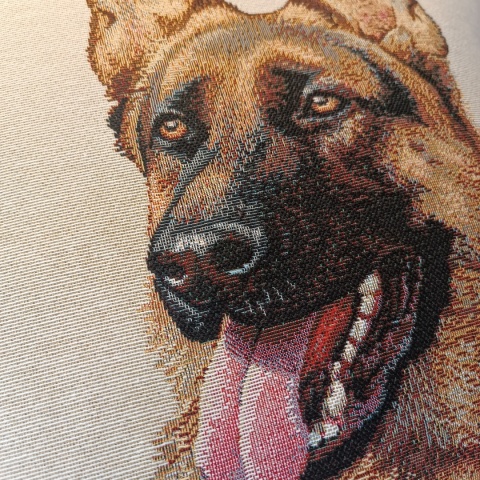 Poszewka gobelinowa owczarek 45x45