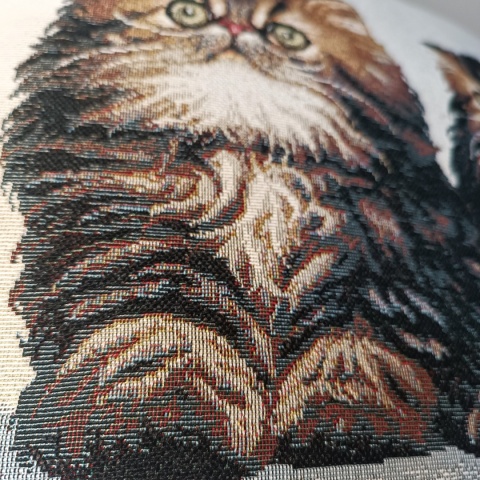 Poszewka gobelinowa kotki 45x45