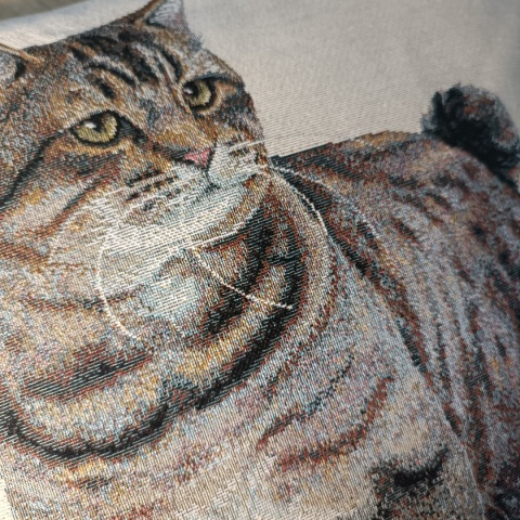 Poszewka gobelinowa kot 45x45