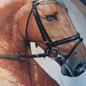 Poszewka gobelinowa koń 45x45