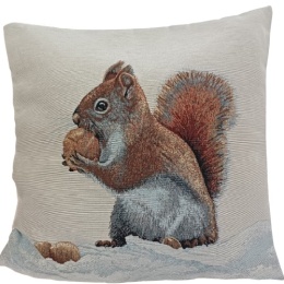 Poszewka gobelinowa wiewiórka 45x45