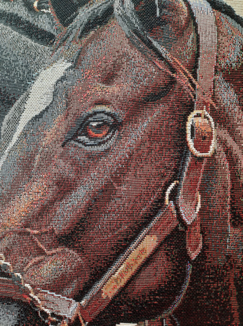Poszewka gobelinowa konie 45x45 Poszewka gobelinowa konie 45x45