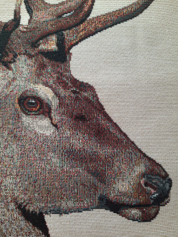 Poszewka gobelinowa jeleń 45x45
